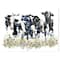 Designart - Dairy cow on field - Farmhouse Animal Painting Print on Wrapped Canvas
